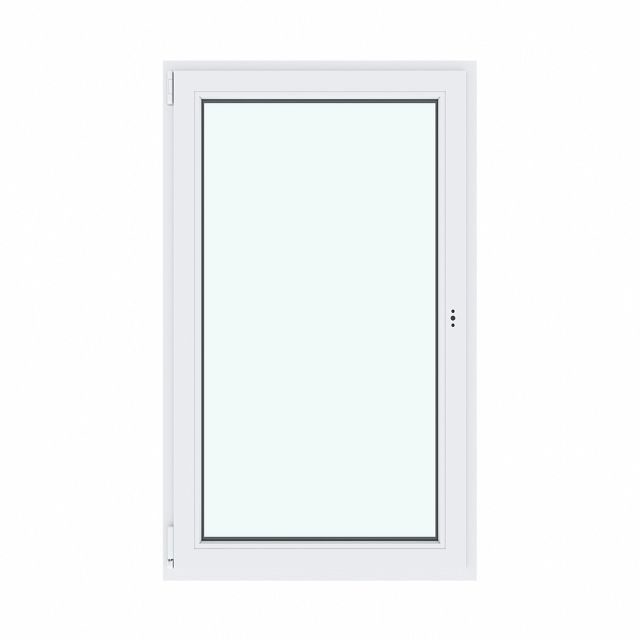 окно ПВХ поворотно-откидное правое 144х87 см