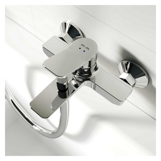 смеситель для ванны AM.PM X-Joy F85A10000 короткий излив хром