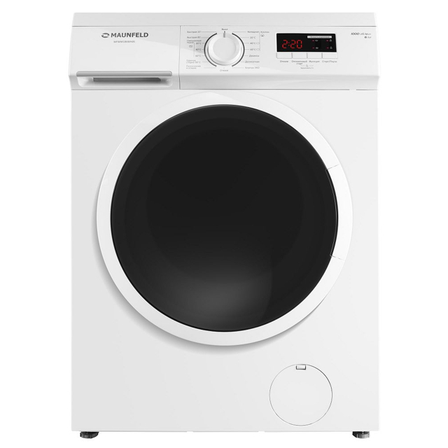 машина стиральная MAUNFELD MFWM106WH05 6кг/1000об/40см белый