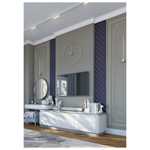 плинтус потолочный BELLO-DECO К 18 120х70х2000мм полимер(xps) белый, арт. 00-00107158