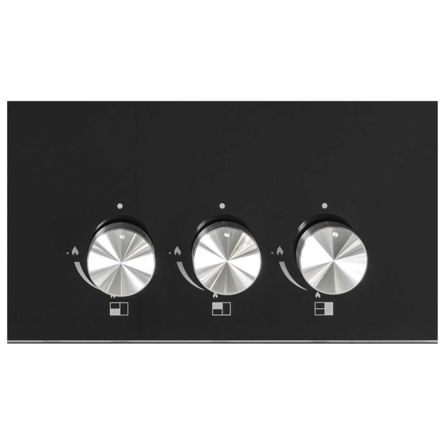 поверхность газовая LEX GVG 430 BL 3 конфорки