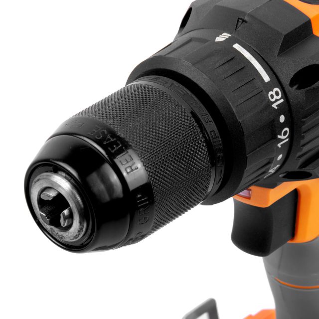 дрель аккумуляторная AV STEEL AV-CD 18/45 18В Li-Ion 2Ач 2АКБ