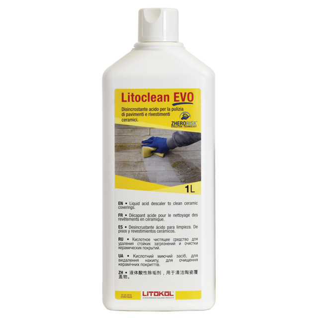 очиститель цементных остатков LITOKOL Litoclean Evo, 1 л