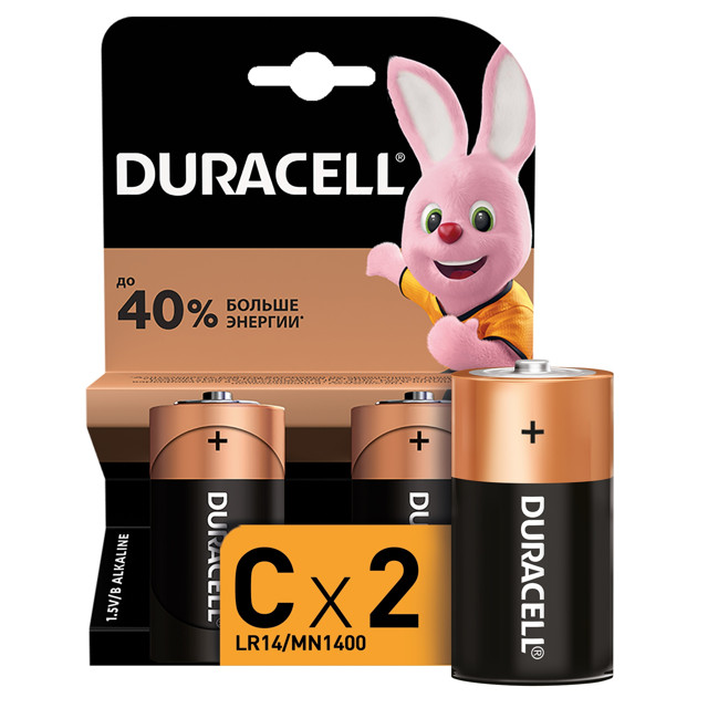 батарейка DURACELL LR14 C блистер 2шт