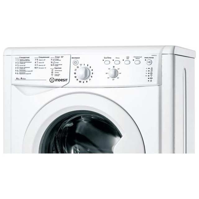машина стиральная INDESIT IWUB 4105(CIS) 4кг/1000об/33см белый