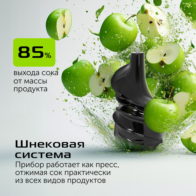 соковыжималка RED SOLUTION J950 580Вт шнековая терка/шинковка/драники