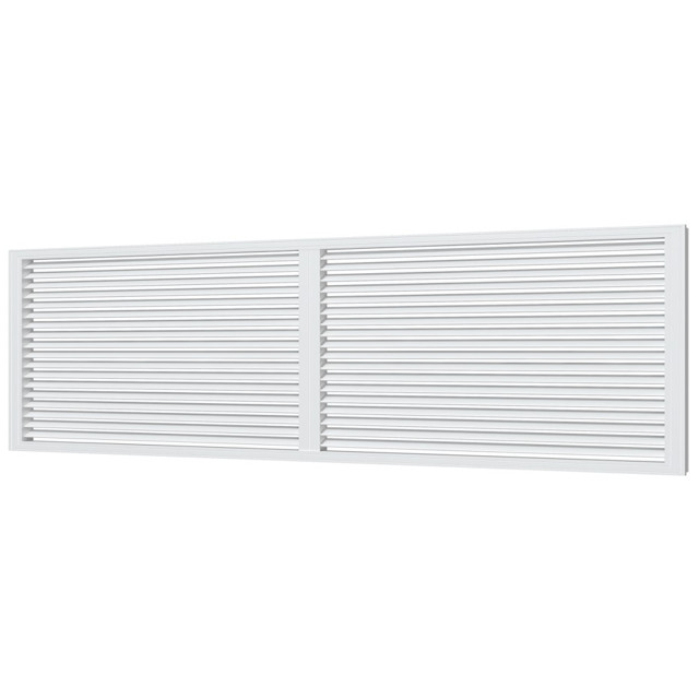 экран для радиатора фланец 600х1200мм пластик белый