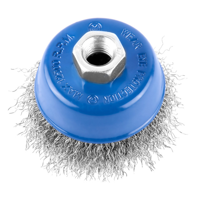 корщетка для УШМ MONOGRAM 75мм чашеобразная сталь корщетка для УШМ MONOGRAM 75мм чашеобразная сталь