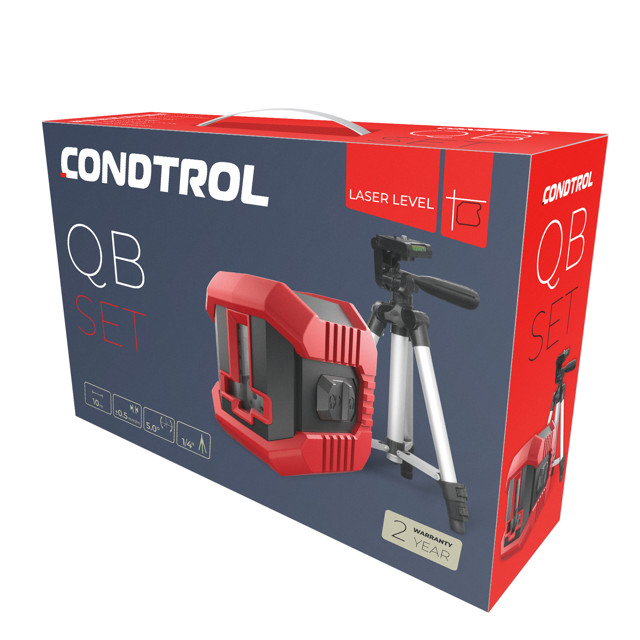 нивелир лазерный CONDTROL QB 10м + штатив