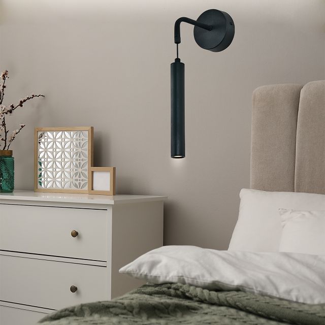 бра ESCADA Koppa-2 LED 4Вт металл черный