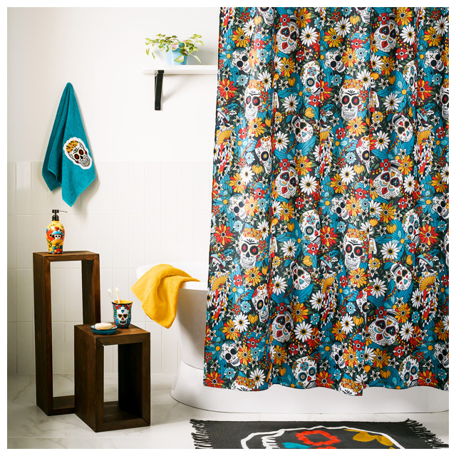 гарнитур для туалета Los Muertos керамика голубой