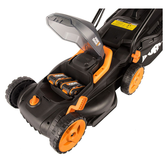 газонокосилка аккумуляторная WORX WG779E 2х20В 2х2,5Ач