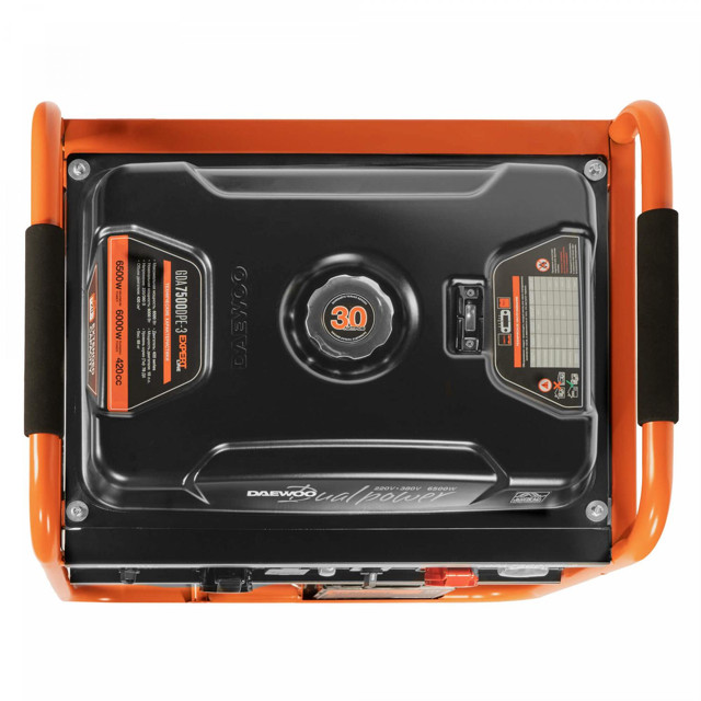 генератор бензиновый DAEWOO GDA 7500 6,5кВт DPE-3 DUAL POWER