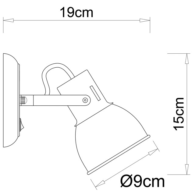 спот ARTE LAMP Jovi E14 40Вт черный золото