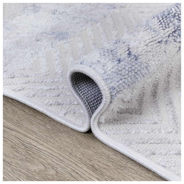 ковер NELLY 1600х2300мм дизайн 07006A IVORY/M.GREY