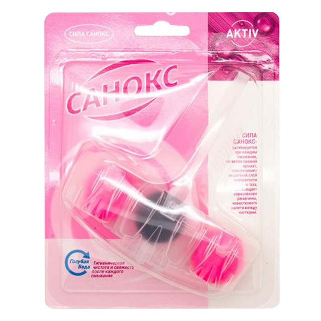 подвеска для унитаза САНОКС Color Fresh Фруктовый 1х40г