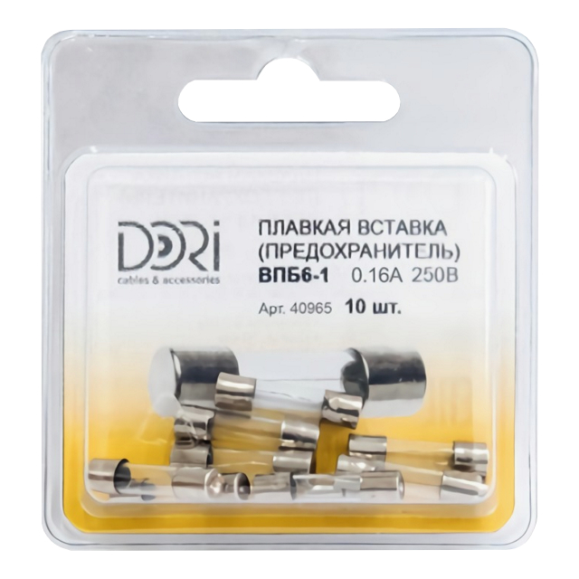 плавкая вставка TDM ELECTRIC ВПБ6-1 0,16А 250В