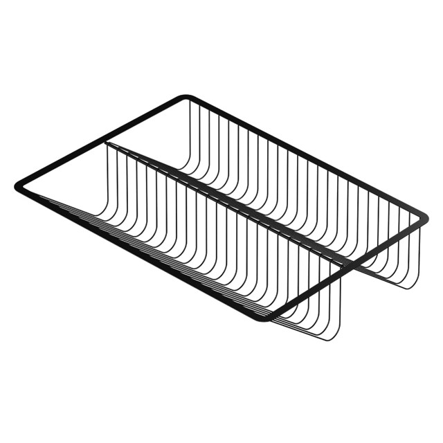 полка сетчатая двухуровневая для обуви для выдвижных рам 555х410мм черная