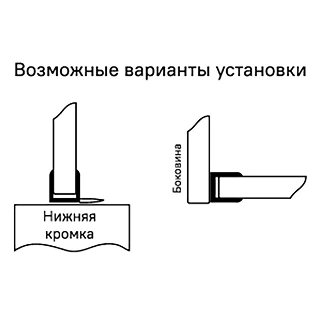 уплотнители для душевой кабины IDDIS F-образные ПВХ стекло 5-6 мм 2 шт