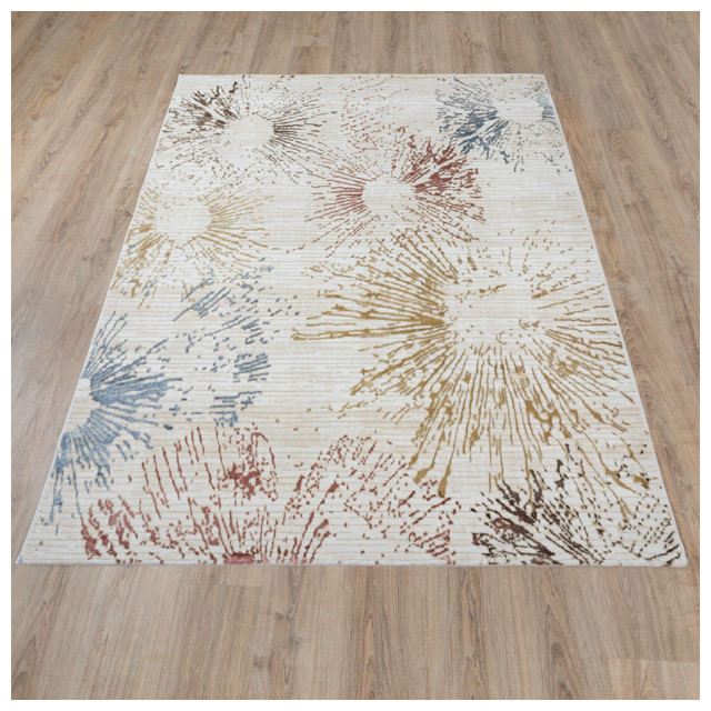 ковер UMBRIA 800х1500мм дизайн A3579A IVORY/MUSTARD