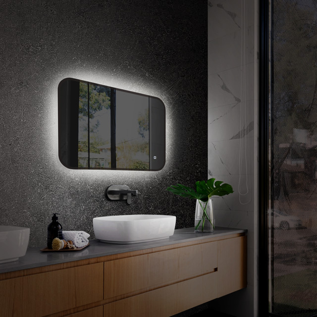 зеркало для ванной SILVER MIRRORS Incanto 55х80см открытая подсветка сенсорный выключатель гор/верт