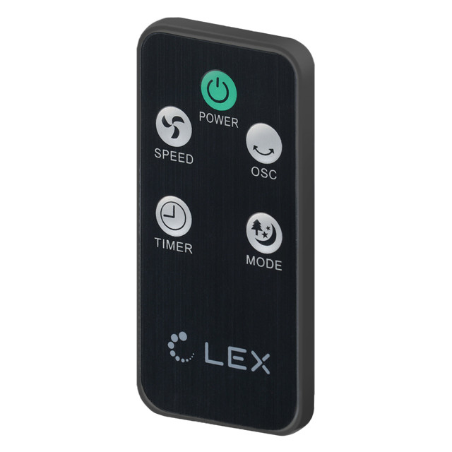 вентилятор-колонна напольный LEX LXFC8365 50Вт 2 реж. черный