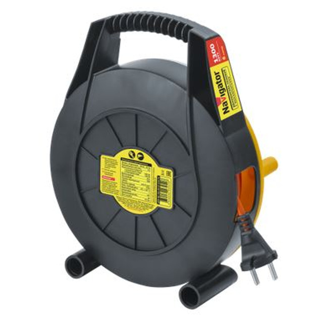 удлинитель NAVIGATOR CompactLine в корпусе ПВС б/з с выкл IP20 2х0,75мм 6A 10м