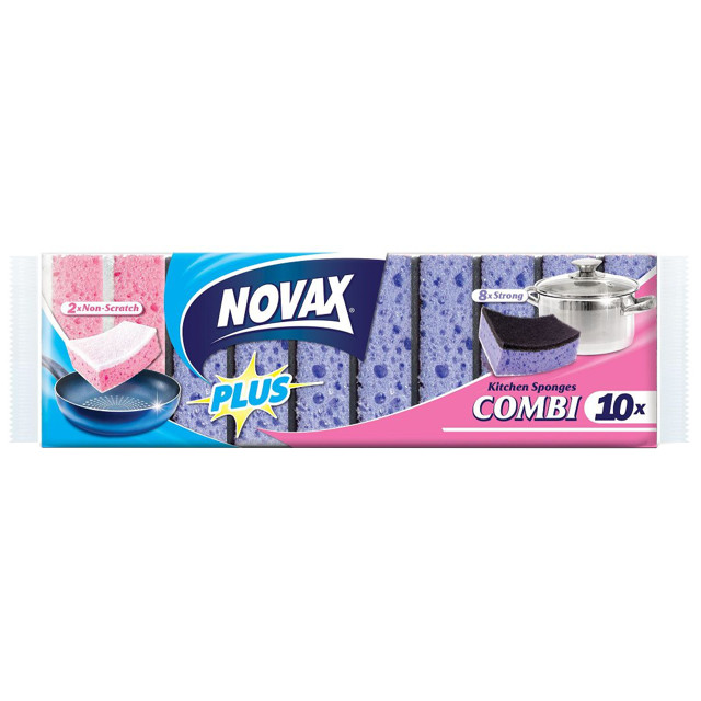 набор губок NOVAX Plus Сombi, 10 шт