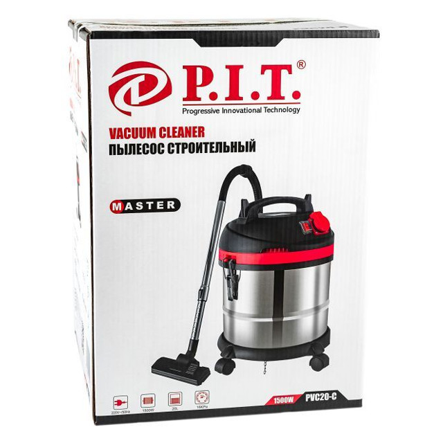 пылесос строительный P.I.T. PVC20-C 1500Вт