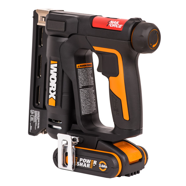 степлер аккумуляторный WORX WX843 20В Li-Ion 1 аккумулятор и ЗУ