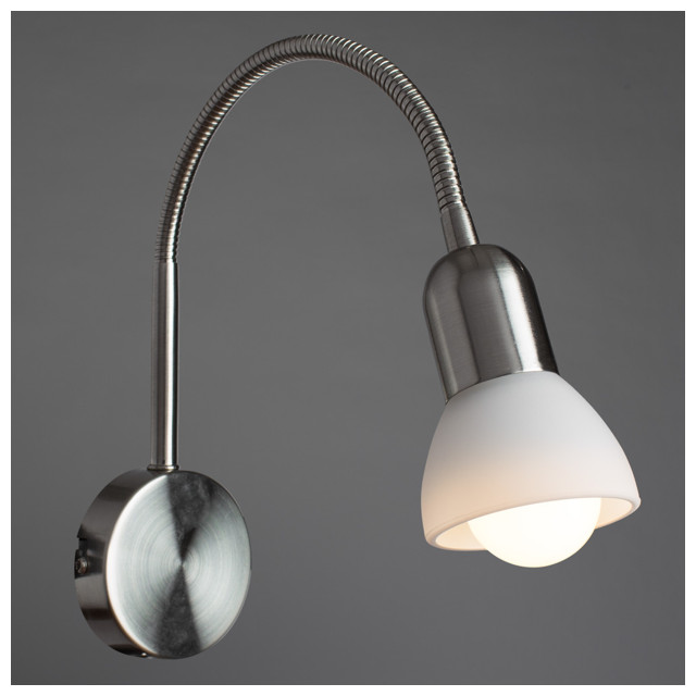 бра ARTE LAMP Falena E14 1х40Вт матовое серебро