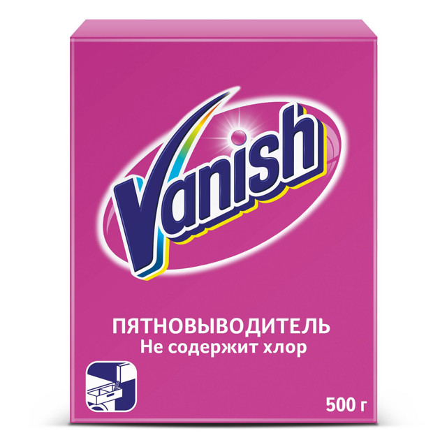 пятновыводитель VANISH порошок без хлора 500г