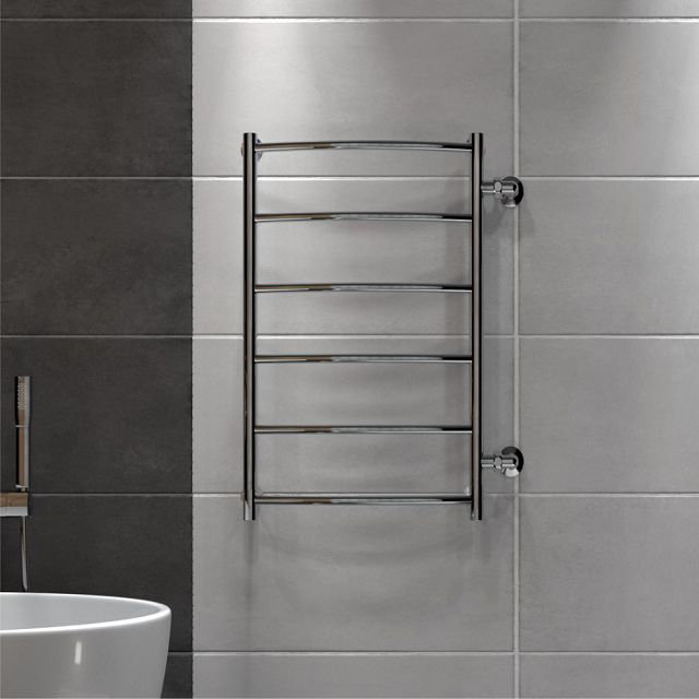 полотенцесушитель водяной INDIGO Arc 700х300мм 1" хром