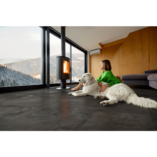 керамогранит GLOBAL TILE Vibe 60х60 черный