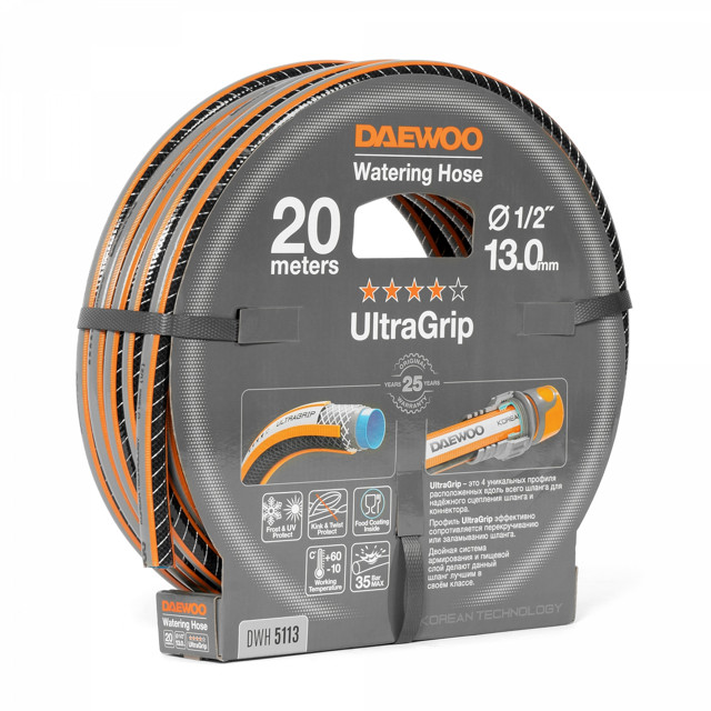 шланг DAEWOO UltraGrip 1/2" 20м 35Бар