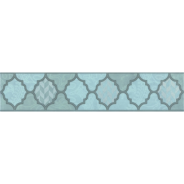 бордюр настенный KERAMA MARAZZI Фоскари 5,4х25 бирюзовый бордюр настенный KERAMA MARAZZI Фоскари 5,4х25 бирюзовый