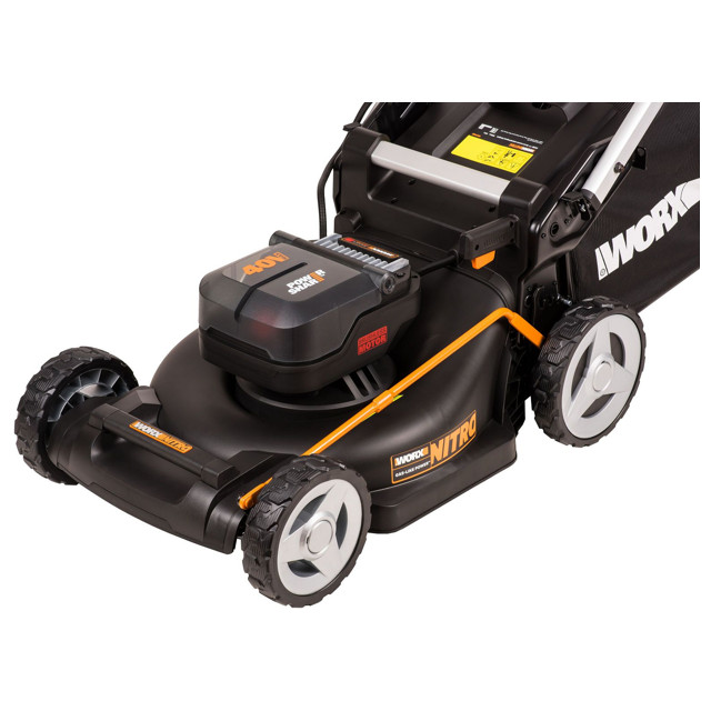 газонокосилка аккумуляторная WORX WG749E 2х20В 2х4Ач