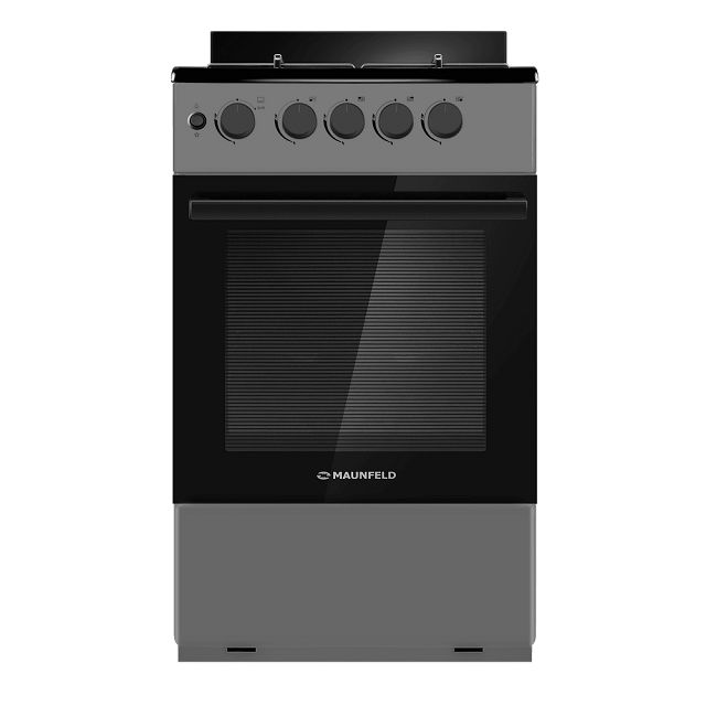 плита газовая  MAUNFELD MGC50GEGR08 87,5х49,5х65см серый