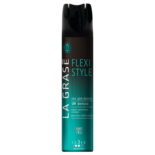 лак для волос LA GRASE Flexi Style сильная фиксация 250мл