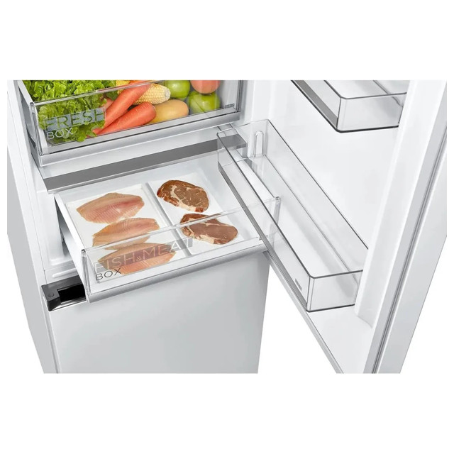 холодильник двухкамерный MIDEA MDRB470MGF01O 185х59,5х66см белый
