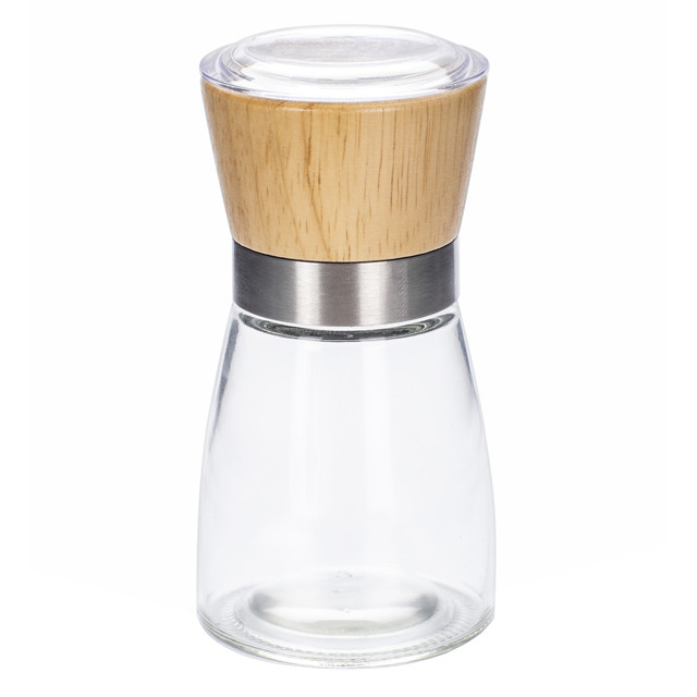 мельница для специй ATTRIBUTE Spice Wood 13,5см дерево, стекло