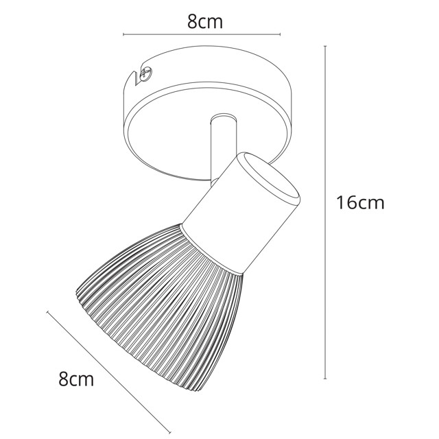 спот ARTE LAMP Parry 1x40Вт E14 металл гальванизированный античная бронза