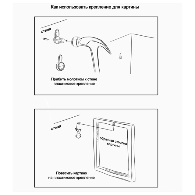 постер ПАРИЖ канвас 300х300мм