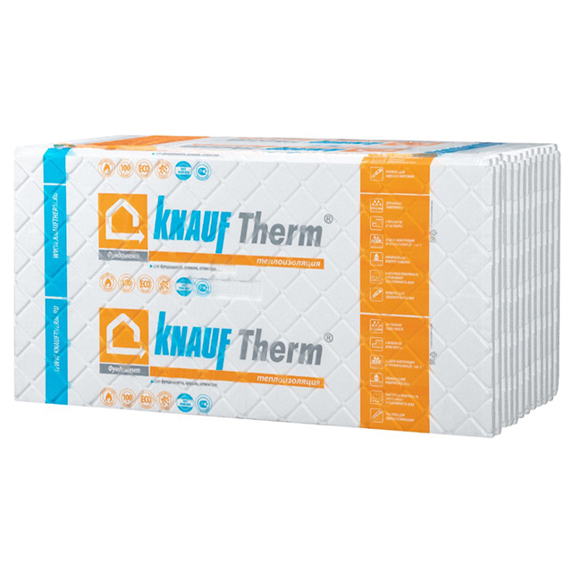 пенополистирол KNAUF Therm Фундамент 50 1215х615х50 мм