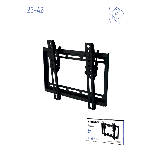 кронштейн TRESS WM 2022T VESA 75-200 до 35кг накл/черн. для телевизора