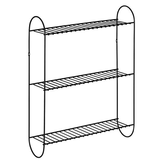 полка настенная Minima 3 яруса 41х11х52см черная