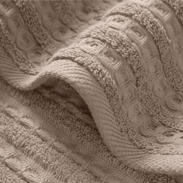полотенце махр. VEROSSA Pique texture 50x90см бежевое, арт.925992