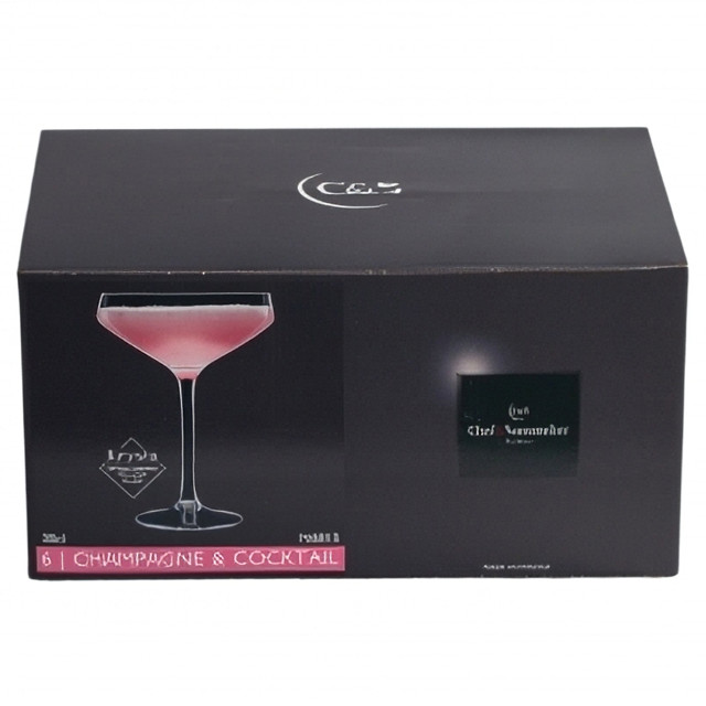 набор креманок C&S Champagne & cocktail 6шт 300мл стекло шампанское