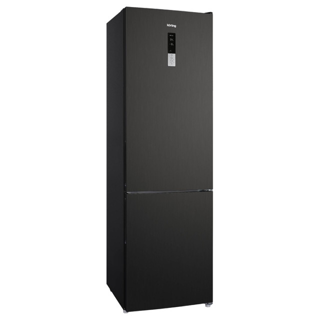 холодильник двухкамерный KORTING KNFC 62370 XN 200x59,5x63,5см серебристый