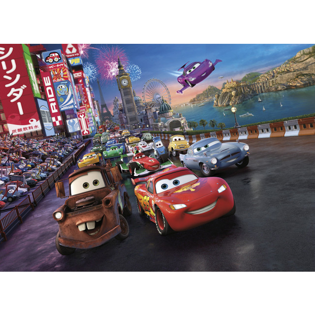 фотообои KOMAR бумажные 254х184см Disney Cars Race, арт.4-401